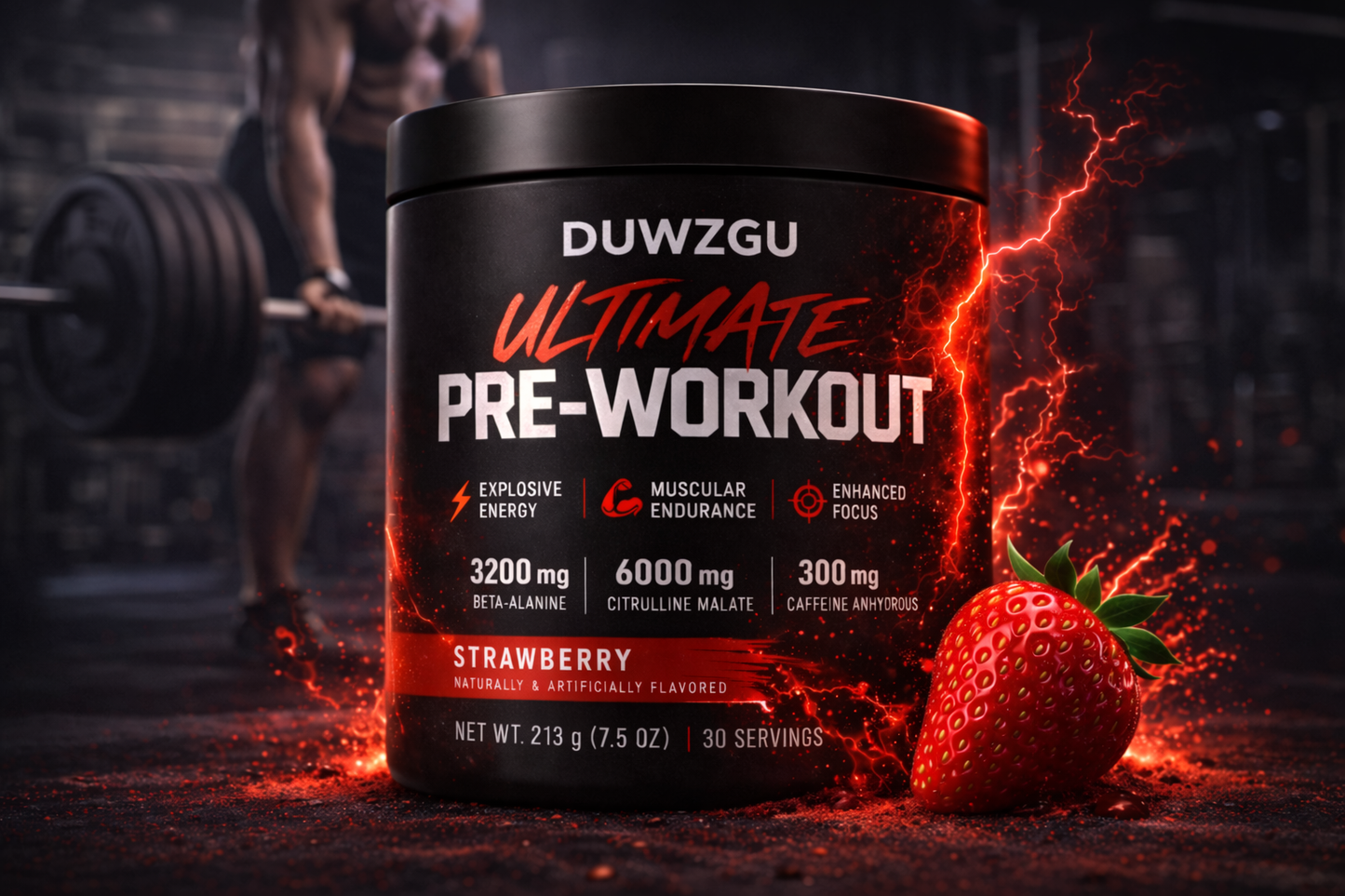 Super Lift - Strawberry Pre Workout