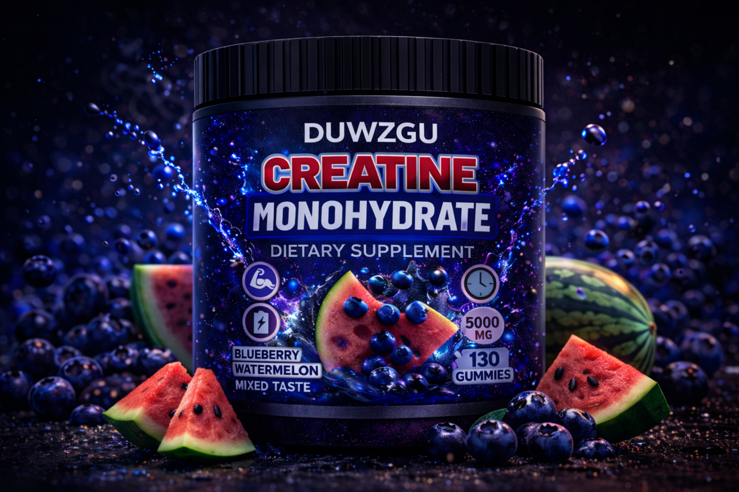 Blueberry & Watermelon Creatine Gummy Mix
